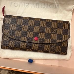 Louis Vuitton emilie wallet damier ebene